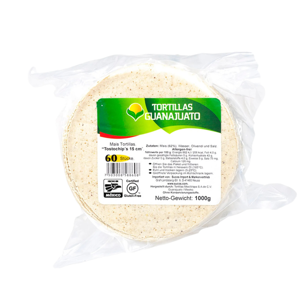 Tortillas Guanajuato 12 cm 1kg