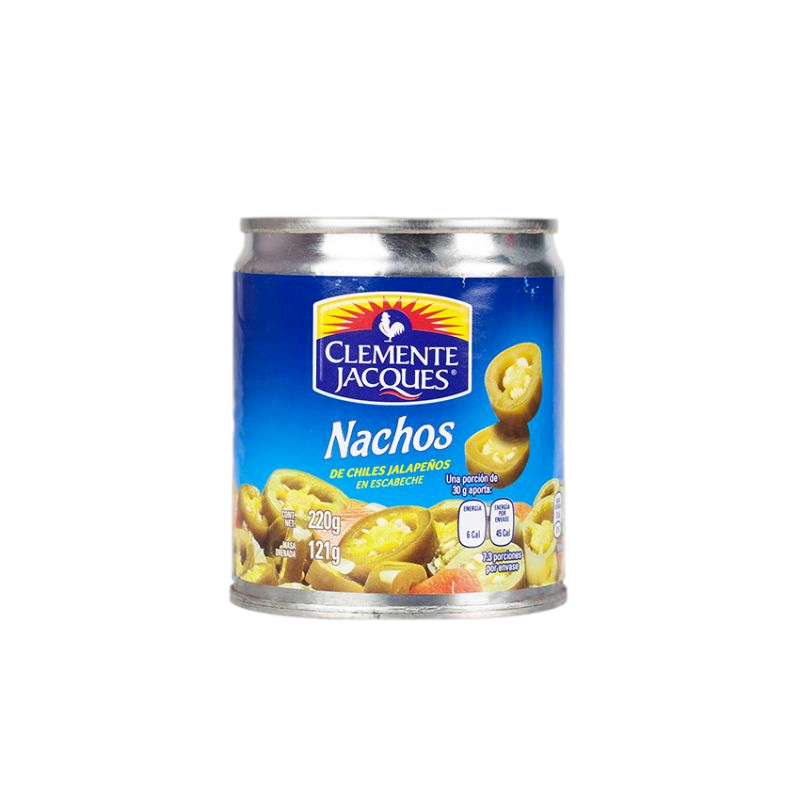Clemente Jaques Nachos De Chiles Jalapeños - En Escabeche 220g