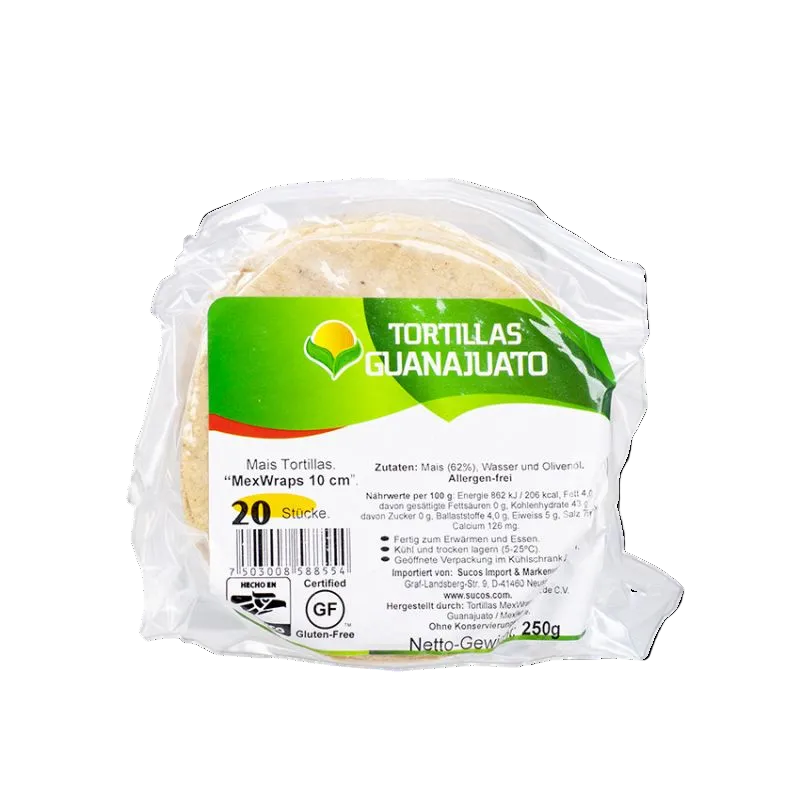 Guanajuato Mais Tortillas Tortillas de Maíz, Ø 10cm, 250g