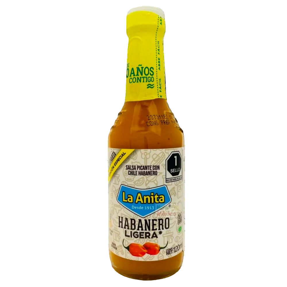 La Anita Habanero Salsa Sauce Ligera 120ml