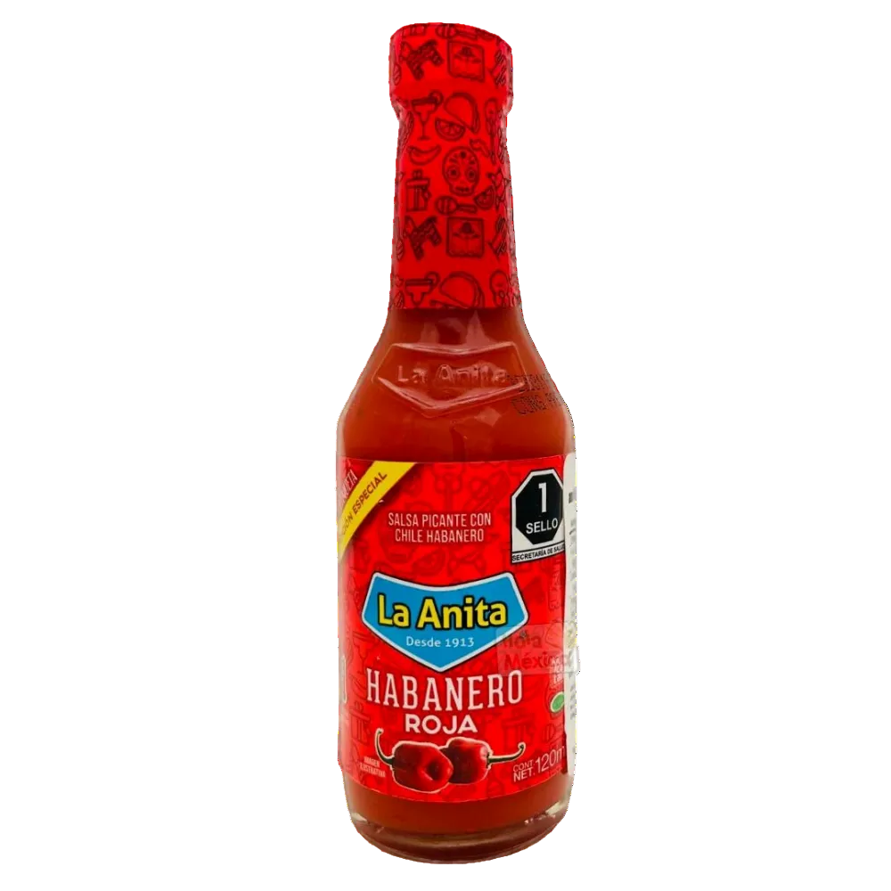 La Anita Habanero Salsa Sauce Roja 120ml