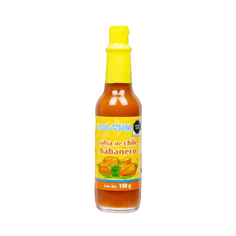Lol Tun Salsa de Chile Habanero Roja 140ml