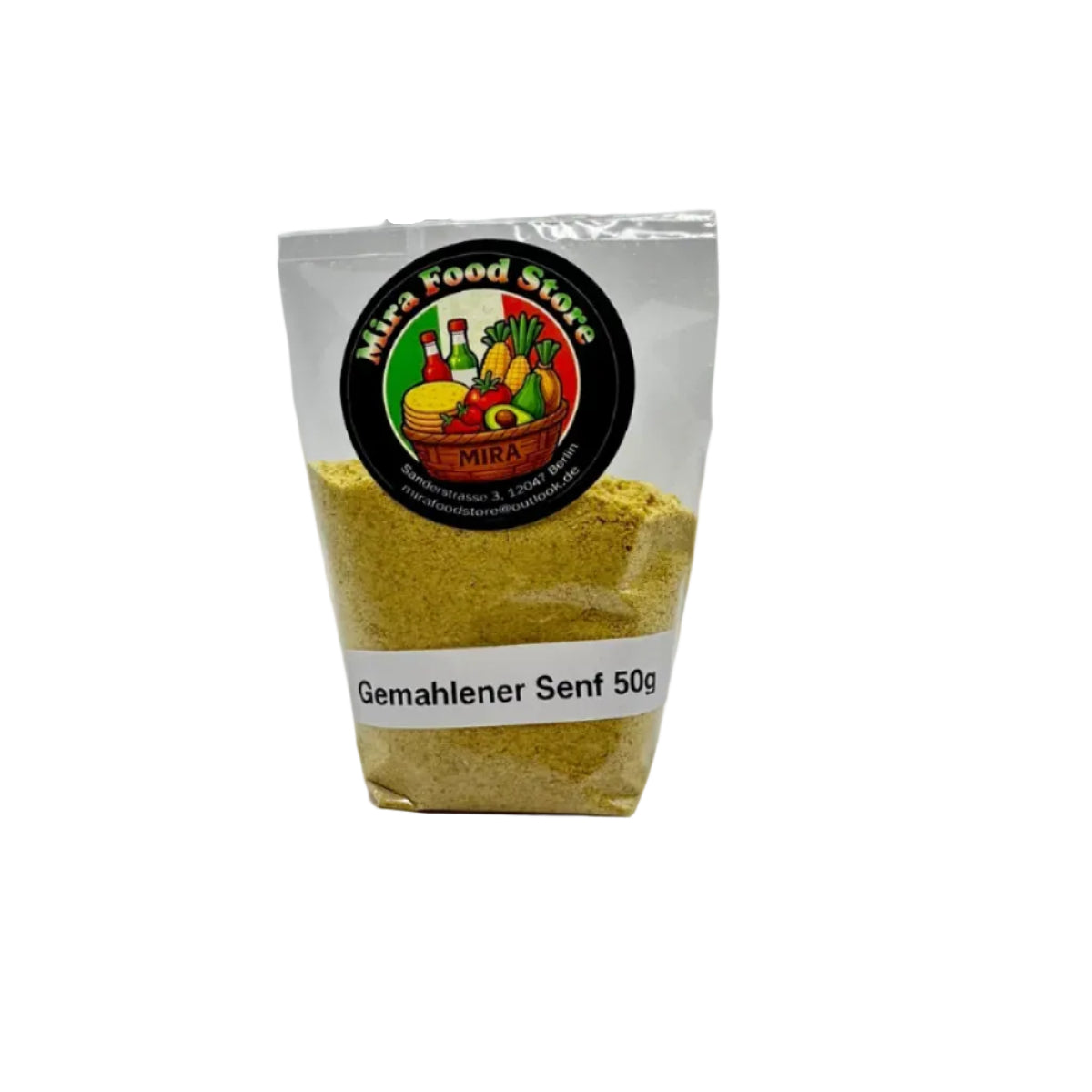 Gemahlener Senf 50g – Mira Food Store