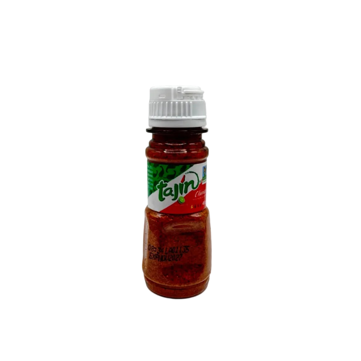 Tajín Clásico Flasche mit Chili-Limetten-Würzmischung
