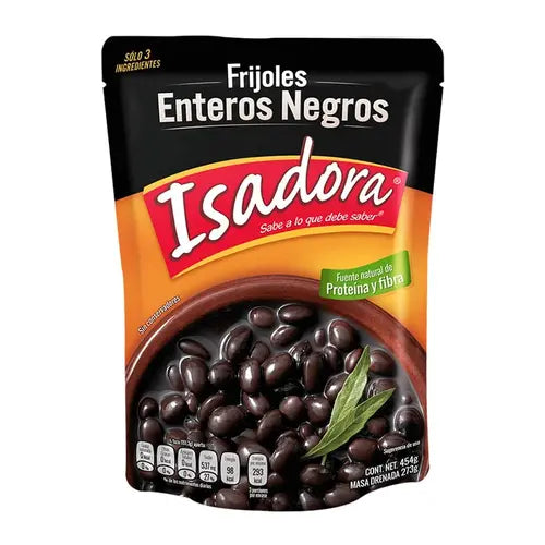 Isadora Frijoles Enteros Negros 454g