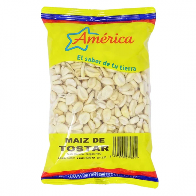 America Maiz de Tostar Maiz Cancha 500g
