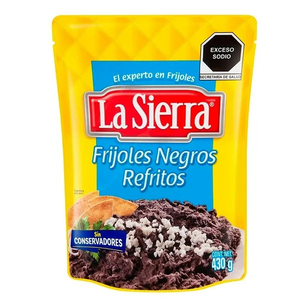 La Sierra Frijoles Negros Refritos 430g