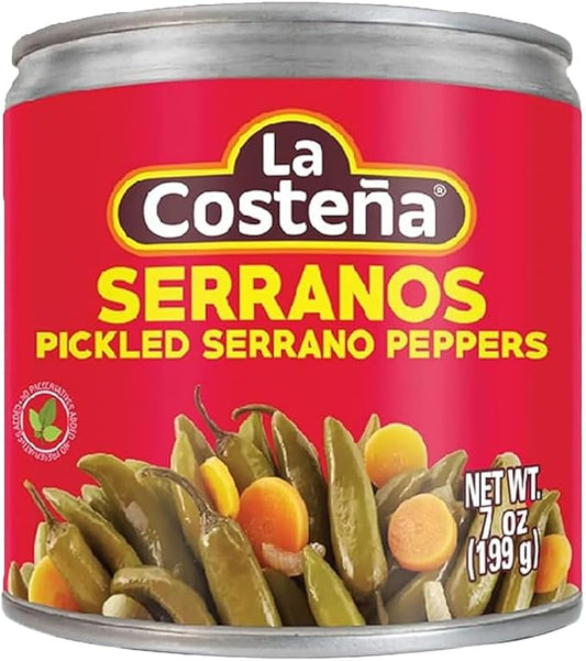 La Costena Serranos Pickled Serrano 199g