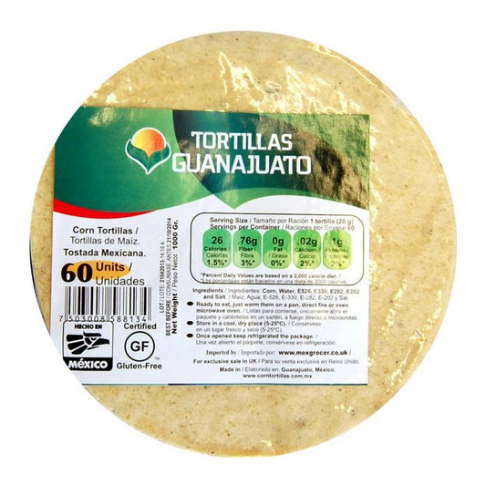 Tortillas Guanajuato 12 cm 1kg
