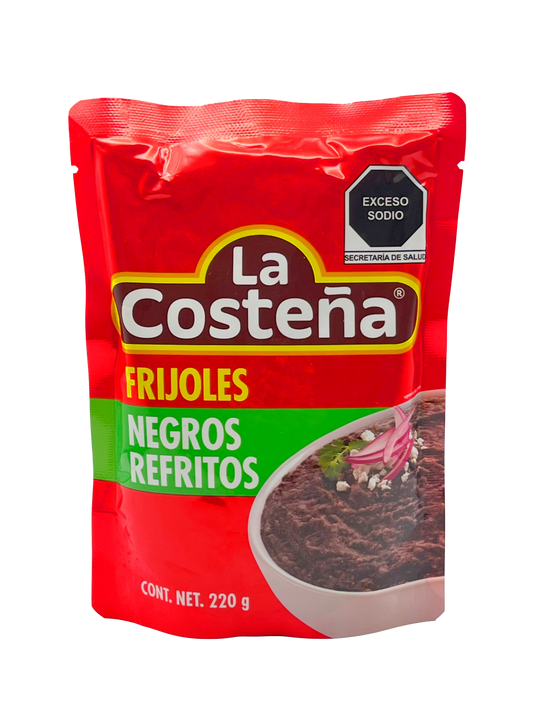 La Costena Frijoles Negros Refritos 220g