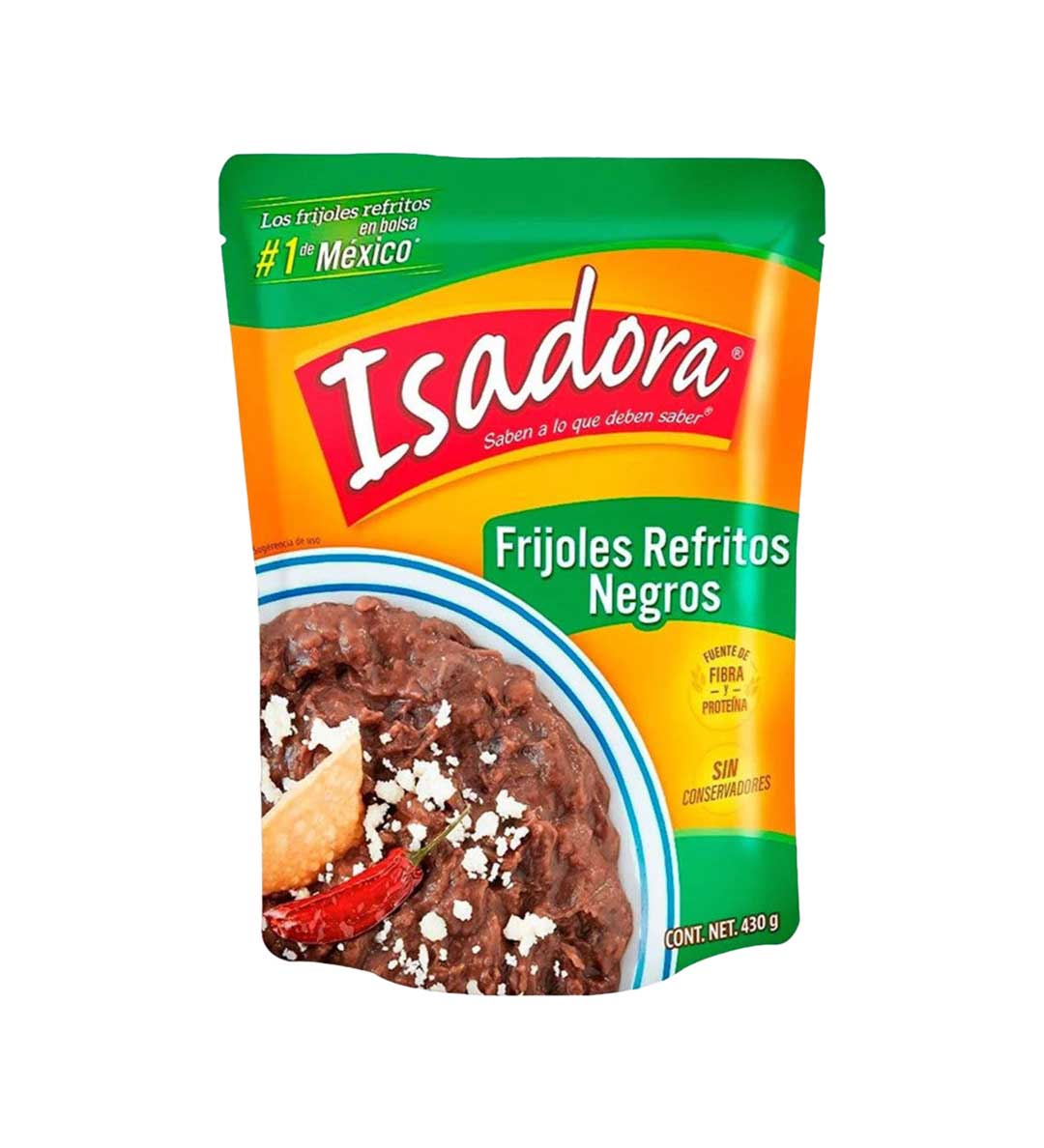 Isadora Frijoles Refritos Negros 430g