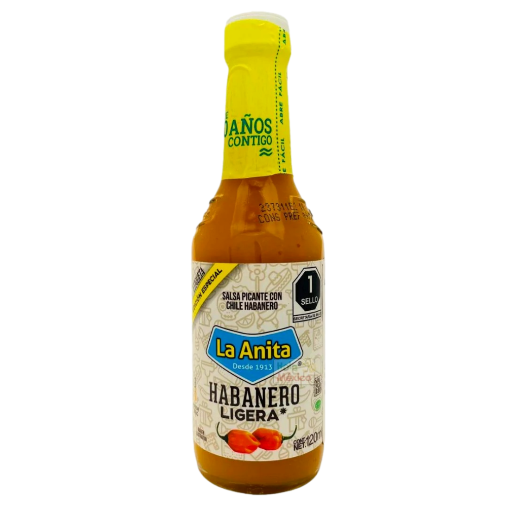 La Anita Habanero Salsa Sauce Ligera 120ml
