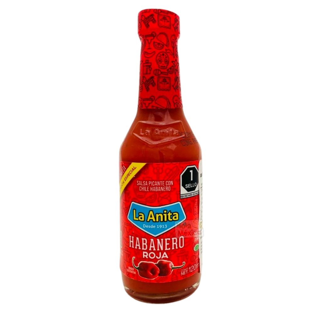 La Anita Habanero Salsa Sauce Roja 120ml