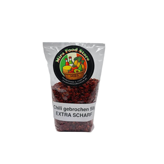 Chili gebrochen 50g Extra Scharf – Mira Food Store