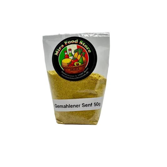 Gemahlener Senf 50g – Mira Food Store